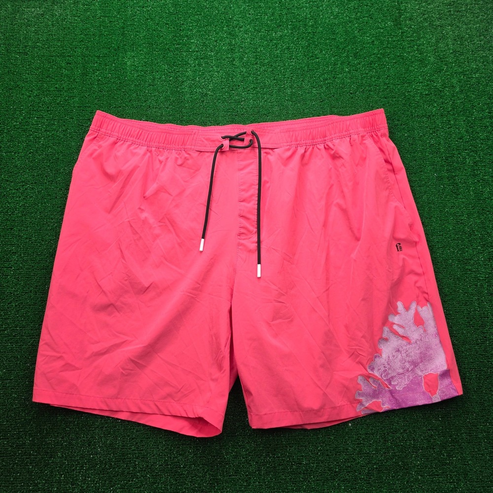 Fielder by Bonobos Performance Shorts Mens 3XL Pink 9" Inseam Board Swim Trunks